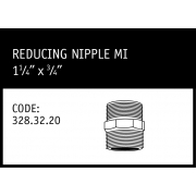 Marley Philmac Reducing Nipple MI 1¼" x ¾" - 328.32.20